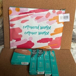 5 sealed  VARIETY THRIVE CAUSEMETICS. $60